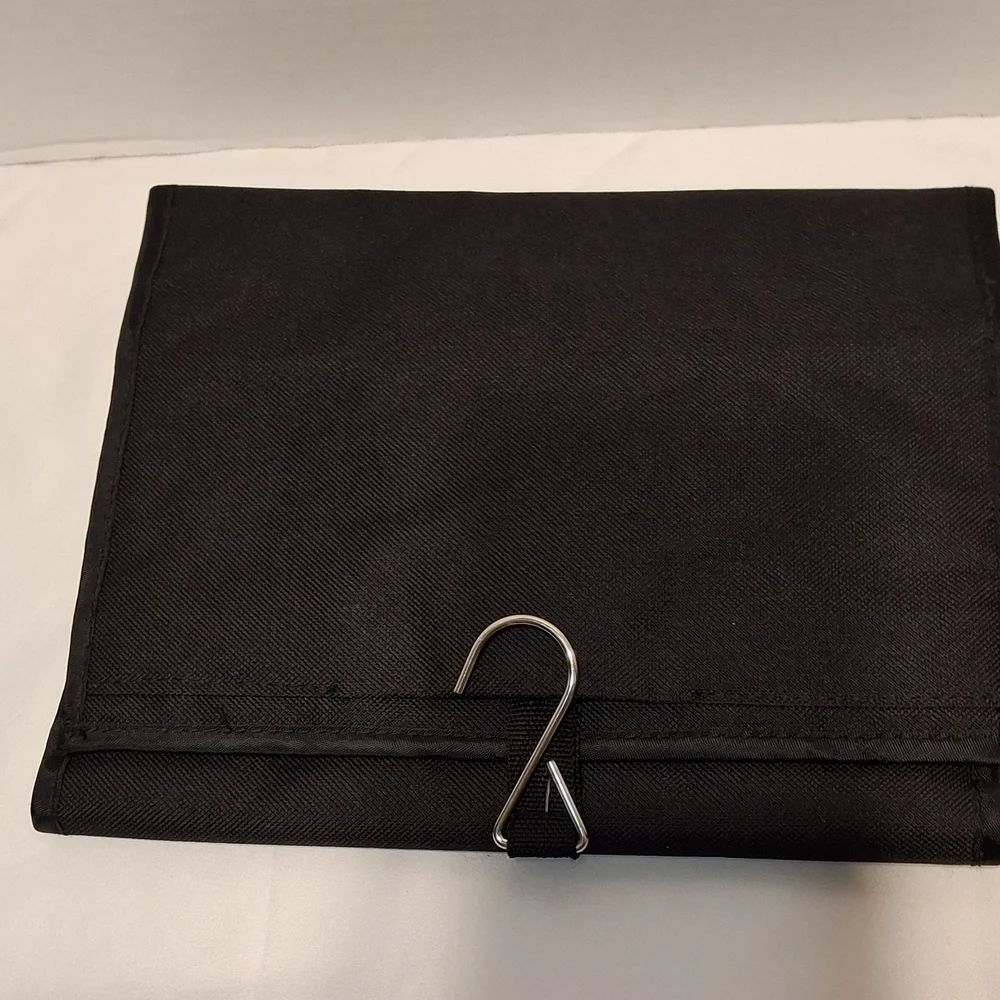 Black Hanging Clear Pocket Organizer - Home Storage Makeup Or Jewelry Nwot